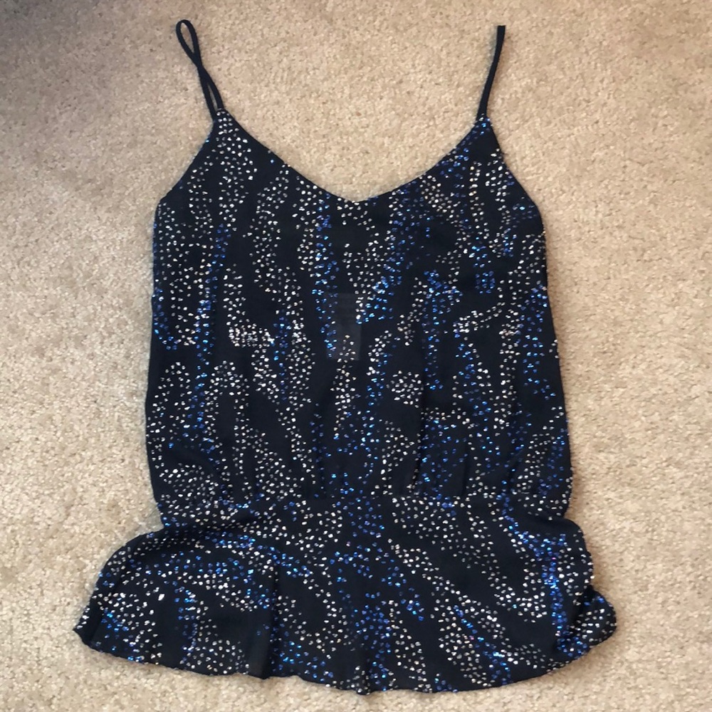 Vintage New Years Eve Tank Top Urban Outfitters-S